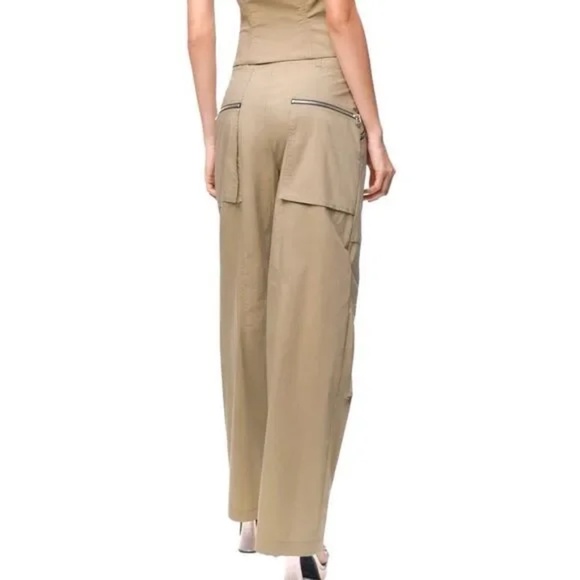 NWT Zara topstitched zipper cargo pants XS - Picture 11 of 16